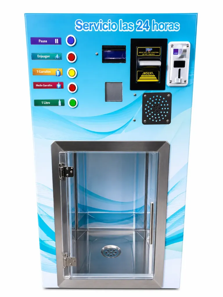 [vv-extra-001] Ventana vending para venta de agua automatizada, para purificadora de agua