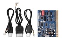 Interfase para xbox clásico con 9 botones y salida RGB Y A/V